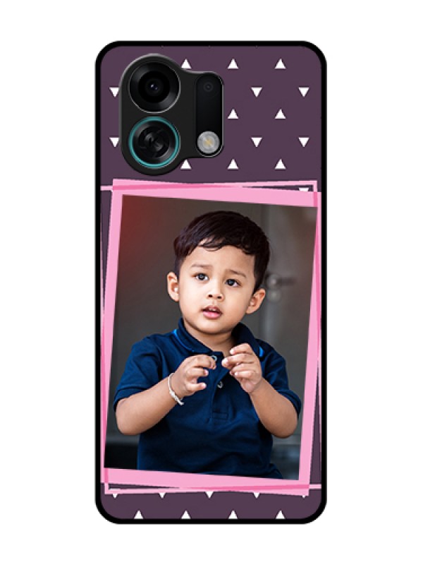 Custom Oppo K13 Turbo 5G Custom Metal Phone Case - Triangle Pattern Dotted Design