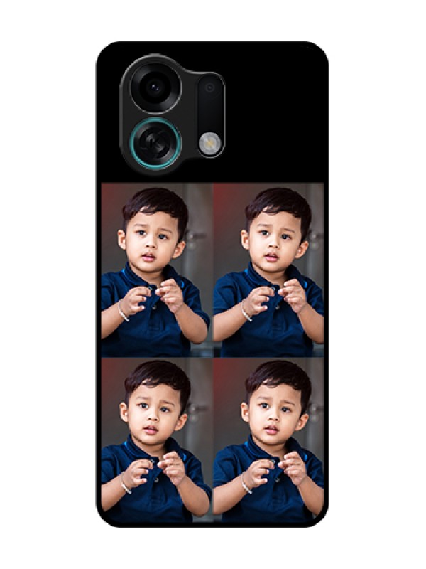 Custom Oppo K13 Turbo 5G Custom Metal Phone Case - 4 Image Holder Design