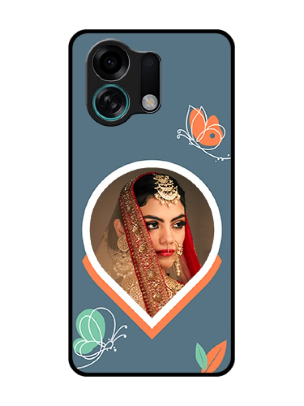 Custom Oppo K13 Turbo 5G Custom Metal Phone Case - Droplet Butterflies Design