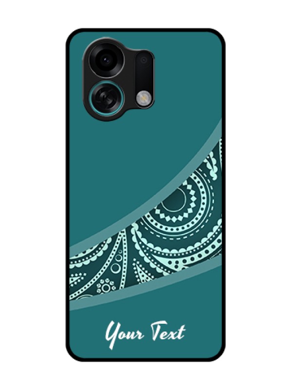 Custom Oppo K13 Turbo 5G Custom Metal Phone Case - Semi Visible Floral Design