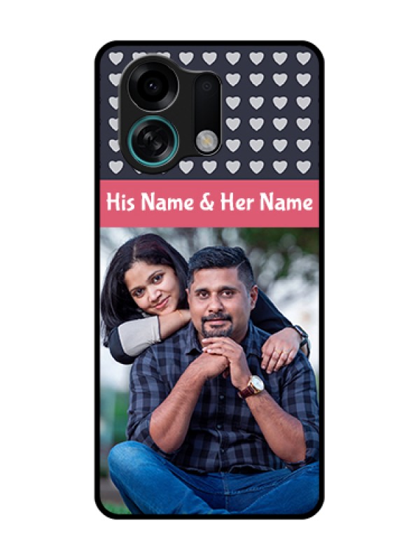 Custom Oppo K13 Turbo Pro 5G Custom Metal Phone Case - Love Symbols Design