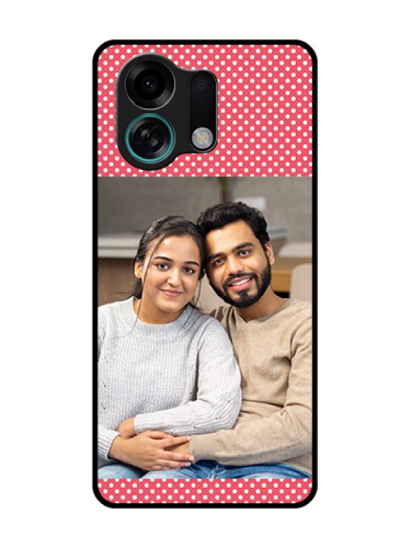 Custom Oppo K13 Turbo Pro 5G Custom Metal Phone Case - White Dotted Design