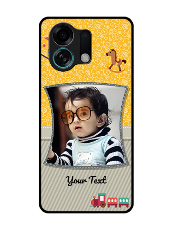 Custom Oppo K13 Turbo Pro 5G Custom Metal Phone Case - Baby Picture Upload Design