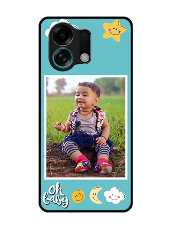 Custom Oppo K13 Turbo Pro 5G Custom Metal Phone Case - Smiley Kids Stars Design