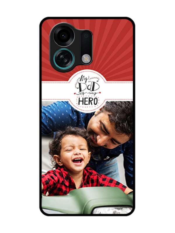 Custom Oppo K13 Turbo Pro 5G Custom Metal Phone Case - My Dad Hero Design