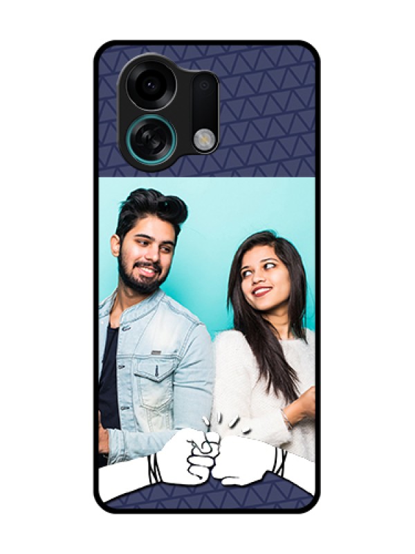 Custom Oppo K13 Turbo Pro 5G Custom Metal Phone Case - With Best Friends Design