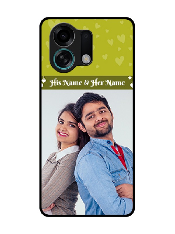 Custom Oppo K13 Turbo Pro 5G Custom Metal Phone Case - You & Me Heart Design