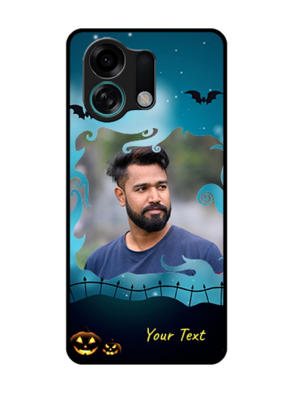 Custom Oppo K13 Turbo Pro 5G Custom Metal Phone Case - Halloween Frame Design