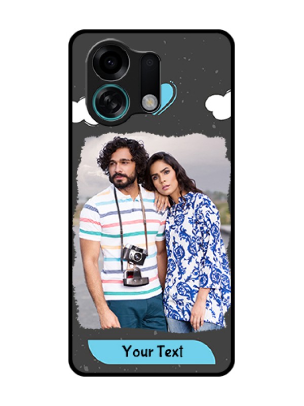 Custom Oppo K13 Turbo Pro 5G Custom Metal Phone Case - Splashes With Love Doodles Design