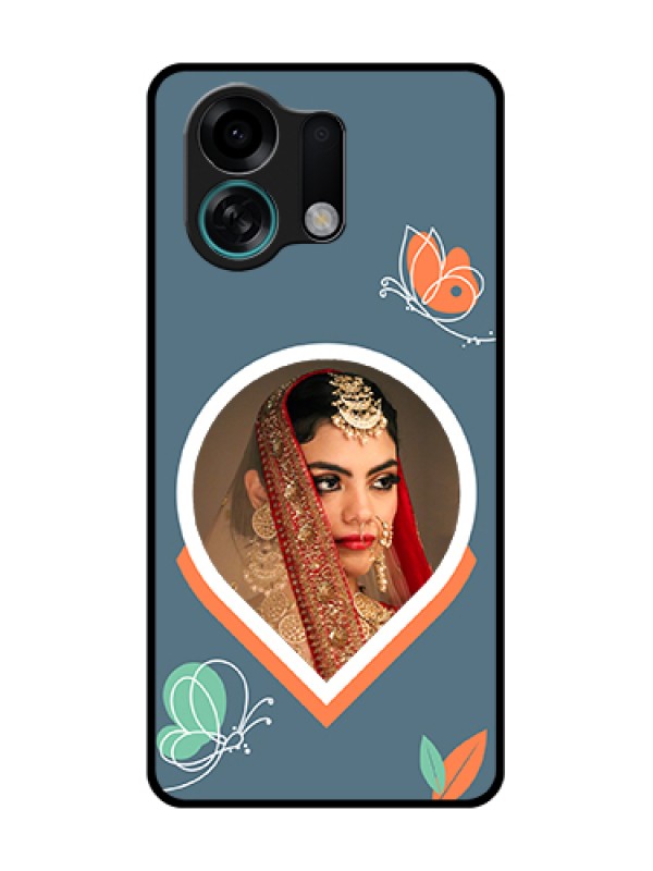 Custom Oppo K13 Turbo Pro 5G Custom Metal Phone Case - Droplet Butterflies Design