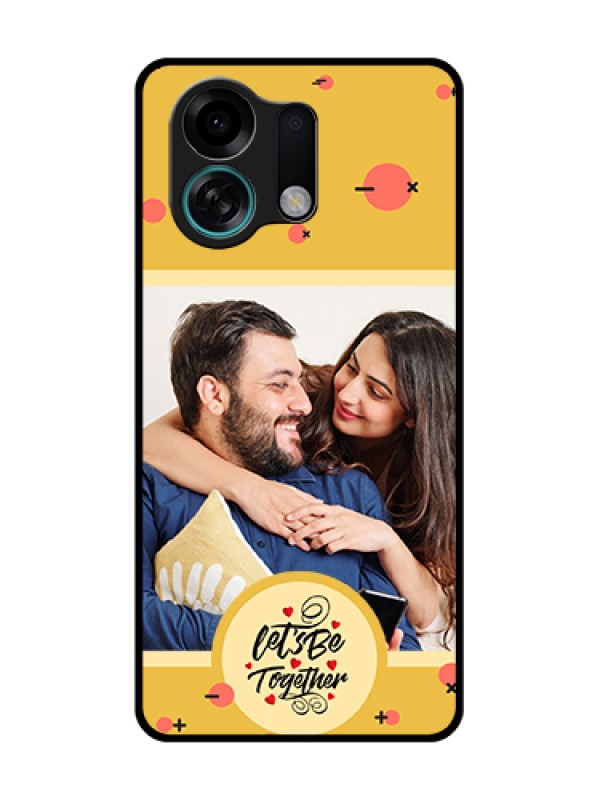 Custom Oppo K13 Turbo Pro 5G Custom Metal Phone Case - Lets Be Together Design