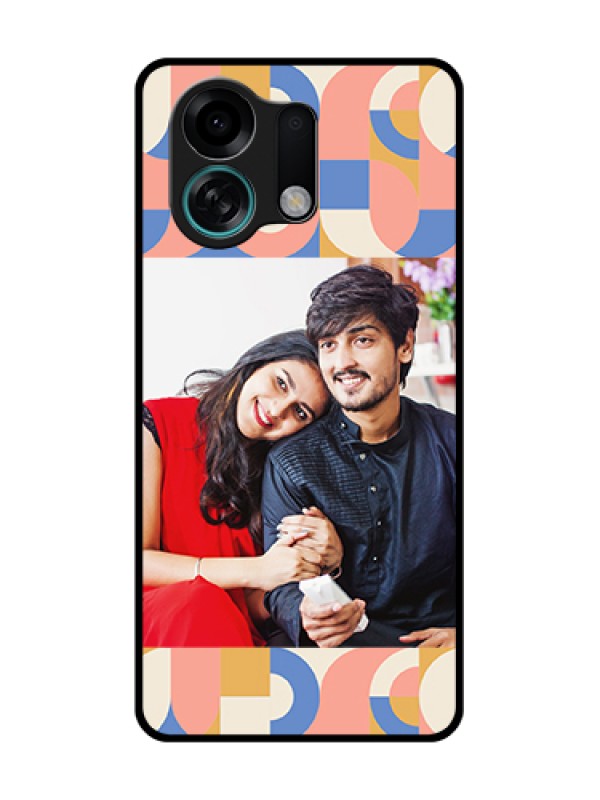 Custom Oppo K13 Turbo Pro 5G Custom Metal Phone Case - Semi - Circle Maze Pattern Design