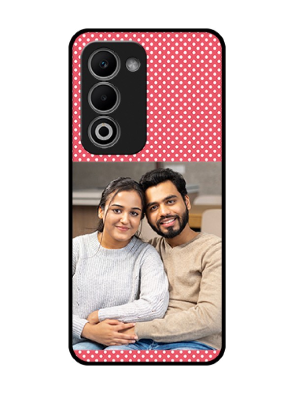 Custom Oppo K13X 5G Custom Metal Phone Case - White Dotted Design