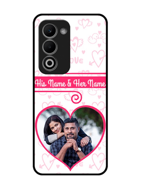 Custom Oppo K13X 5G Custom Metal Phone Case - Heart Shape Love Design