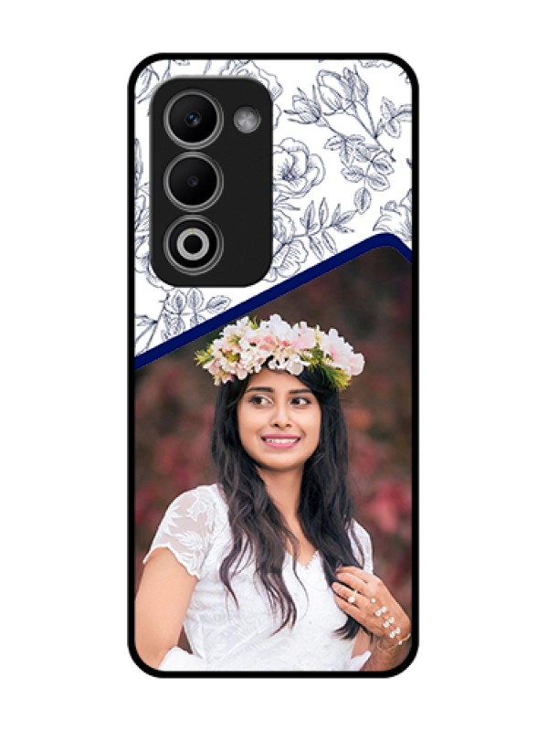 Custom Oppo K13X 5G Custom Metal Phone Case - Classy Floral Design