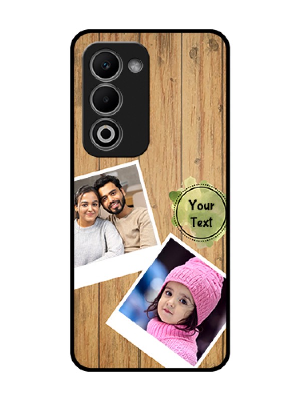 Custom Oppo K13X 5G Custom Metal Phone Case - Wooden Texture Design