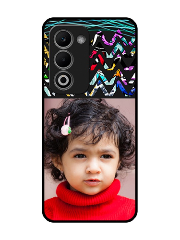 Custom Oppo K13X 5G Custom Metal Phone Case - Neon Abstract Design