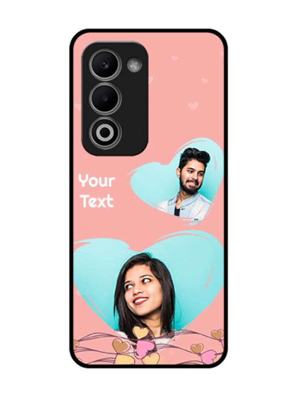 Custom Oppo K13X 5G Custom Metal Phone Case - Love Doodle Design