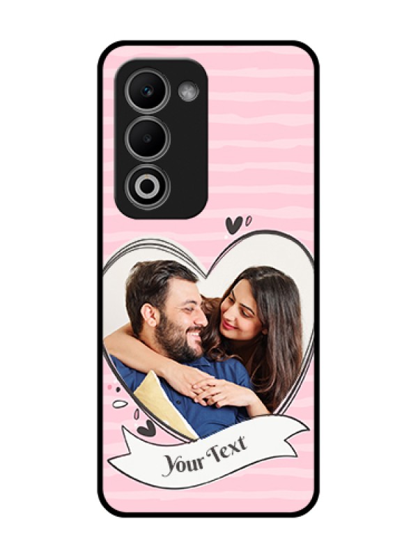 Custom Oppo K13X 5G Custom Metal Phone Case - Vintage Heart Design