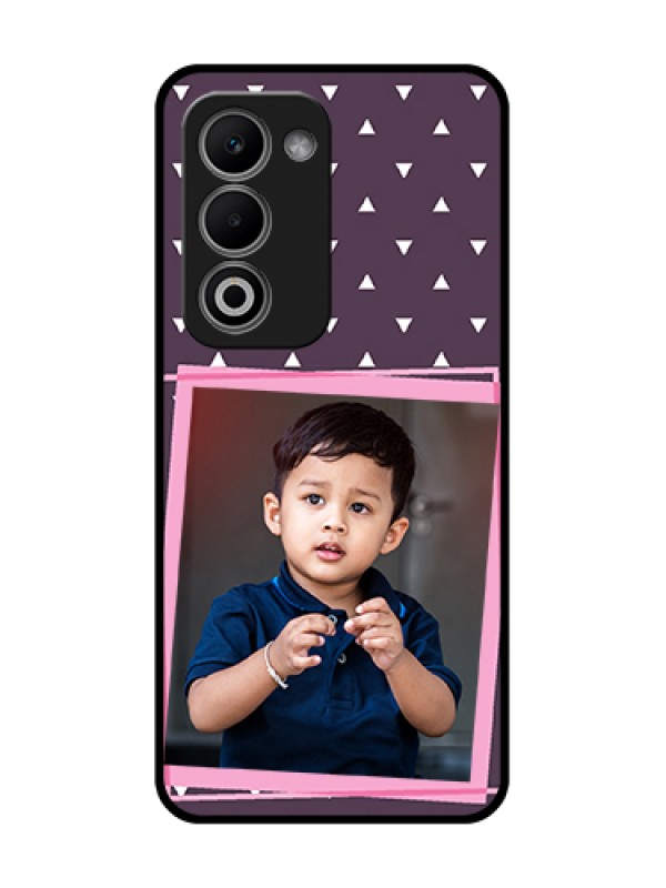 Custom Oppo K13X 5G Custom Metal Phone Case - Triangle Pattern Dotted Design