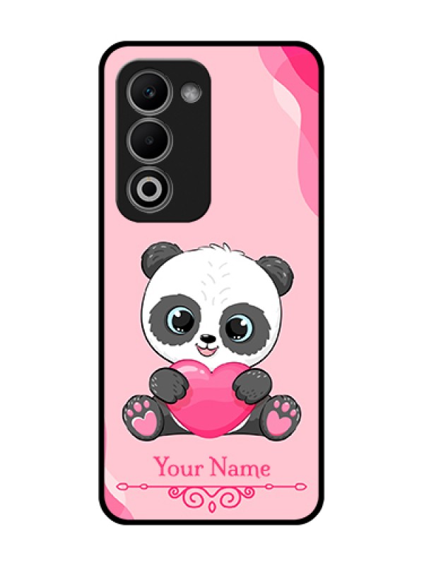 Custom Oppo K13X 5G Custom Metal Phone Case - Cute Panda Design