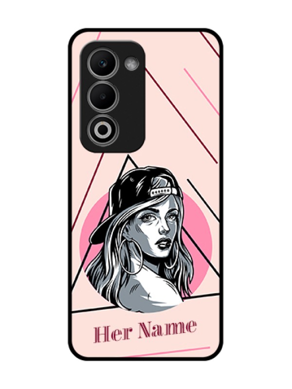Custom Oppo K13X 5G Custom Metal Phone Case - Rockstar Girl Design