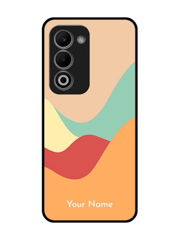 Custom Oppo K13X 5G Custom Metal Phone Case - Ocean Waves Multi - Colour Design