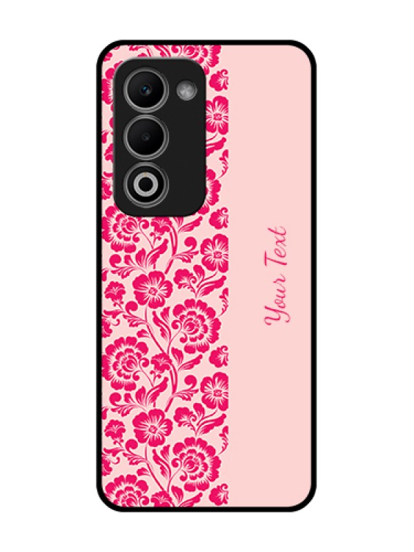 Custom Oppo K13X 5G Custom Metal Phone Case - Attractive Floral Pattern Design