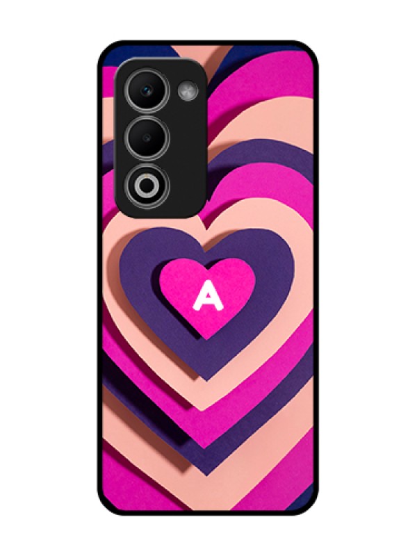 Custom Oppo K13X 5G Custom Metal Phone Case - Cute Heart Pattern Design