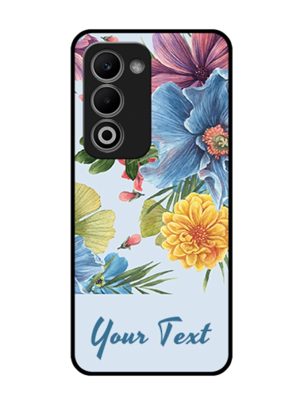 Custom Oppo K13X 5G Custom Metal Phone Case - Stunning Watercolored Flowers Painting Design