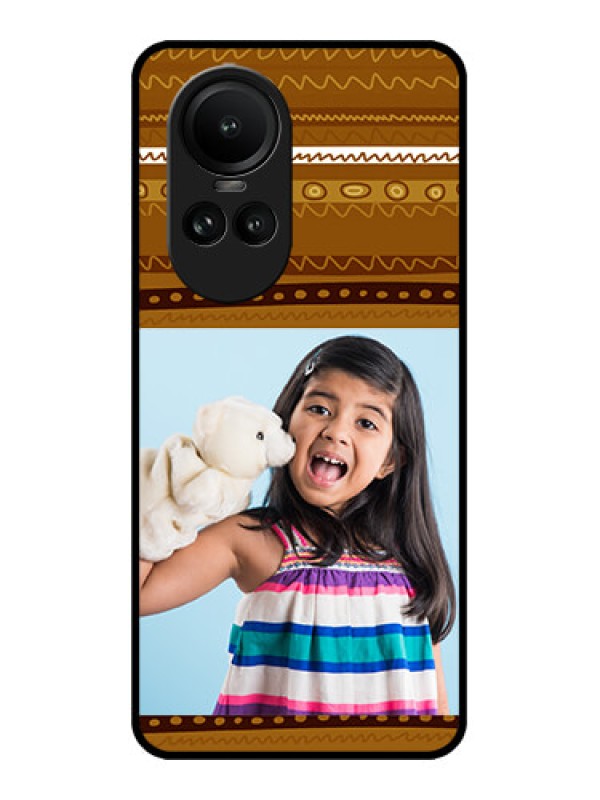 Custom Oppo Reno 10 5G Custom Metal Phone CaseFriends Picture Upload Design