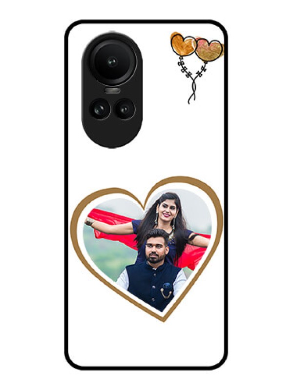 Custom Oppo Reno 10 5G Custom Metal Phone CaseYou and Me Design