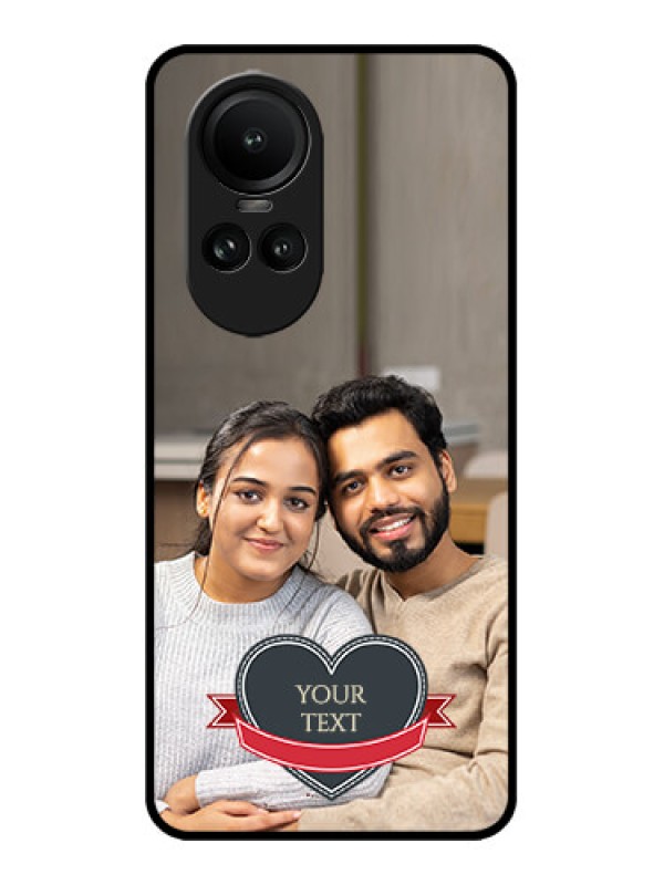 Custom Oppo Reno 10 5G Custom Metal Phone CaseJust Married Couple Design