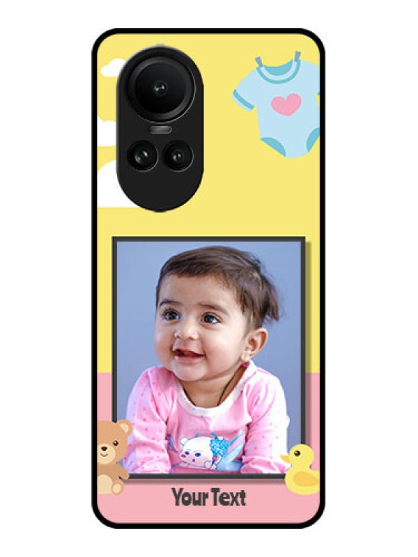 Custom Oppo Reno 10 5G Custom Metal Phone CaseKids 2 Color Design