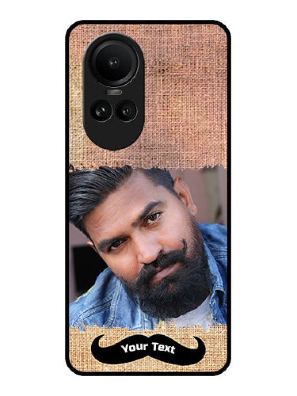 Custom Oppo Reno 10 5G Custom Metal Phone CaseWith Texture Design