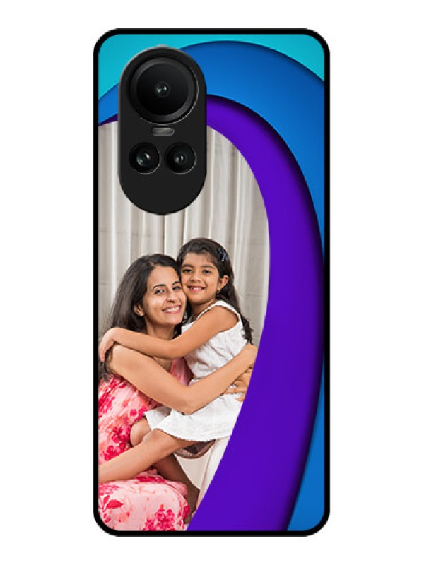 Custom Oppo Reno 10 Pro 5G Custom Metal Phone Case - Simple Pattern Design