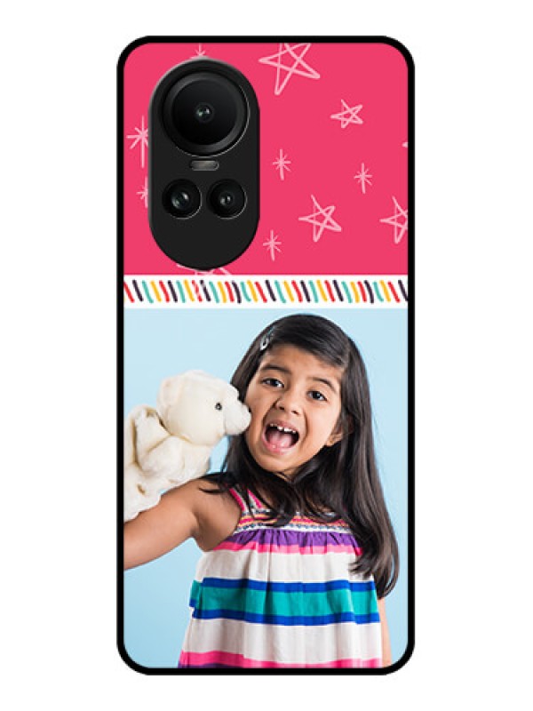 Custom Oppo Reno 10 Pro 5G Custom Metal Phone Case - Line Art Design