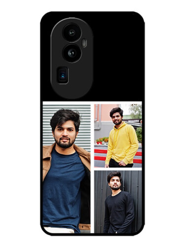 Custom Oppo Reno 10 Pro Plus 5G Custom Metal Phone CaseUpload Multiple Picture Design