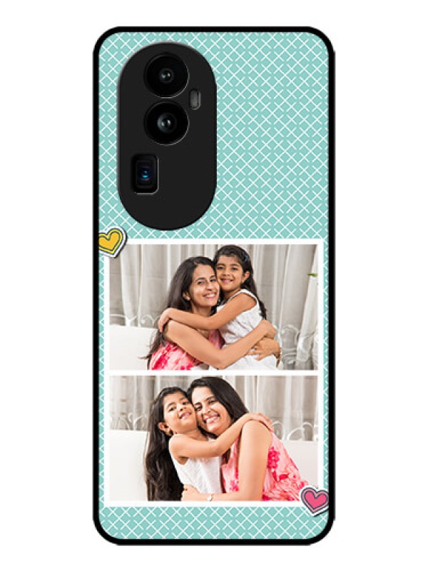 Custom Oppo Reno 10 Pro Plus 5G Custom Metal Phone Case2 Image Holder With Pattern Design