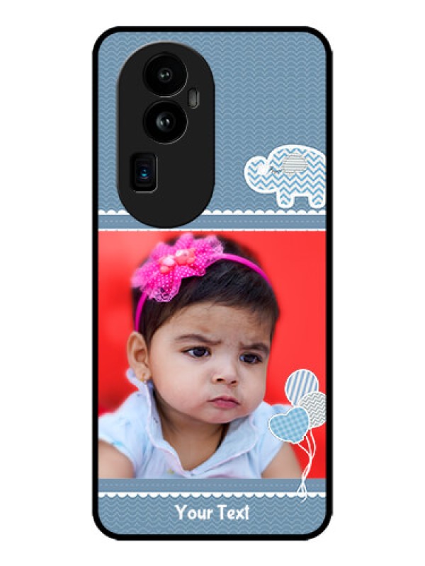 Custom Oppo Reno 10 Pro Plus 5G Custom Metal Phone CaseWith Kids Pattern Design