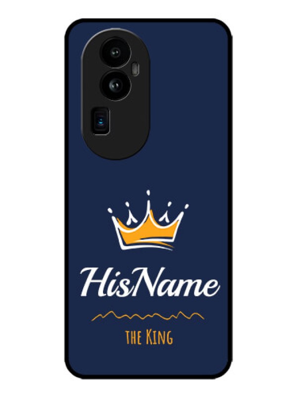 Custom Oppo Reno 10 Pro Plus 5G Custom Metal Phone CaseKing With Name Design