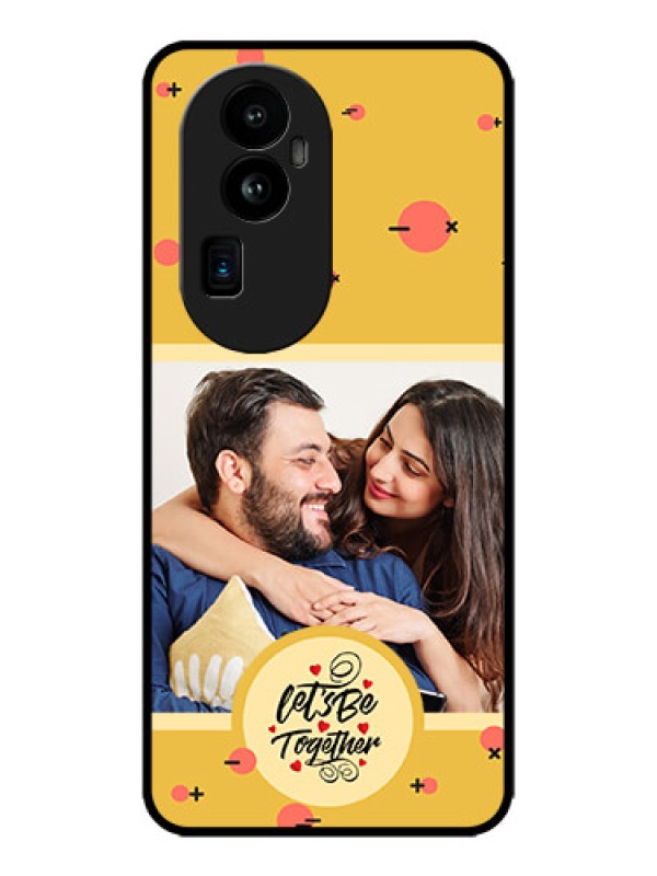 Custom Oppo Reno 10 Pro Plus 5G Custom Metal Phone CaseLets Be Together Design