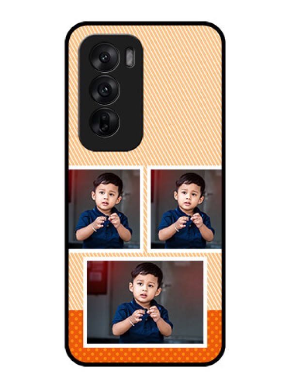 Custom Oppo Reno 12 5G Custom Metal Phone CaseBulk Photos Upload Design