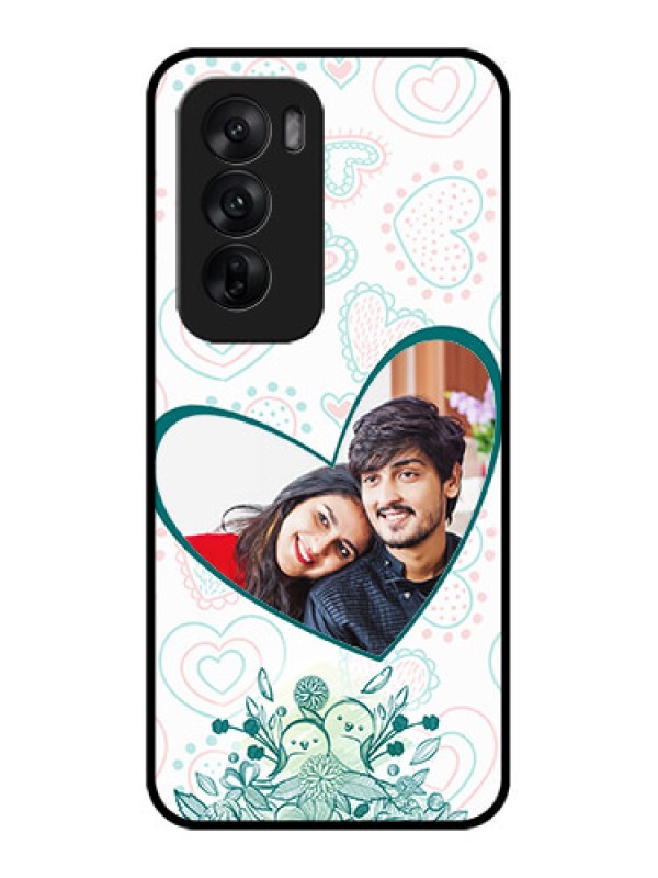 Custom Oppo Reno 12 5G Custom Metal Phone CasePremium Couple Design