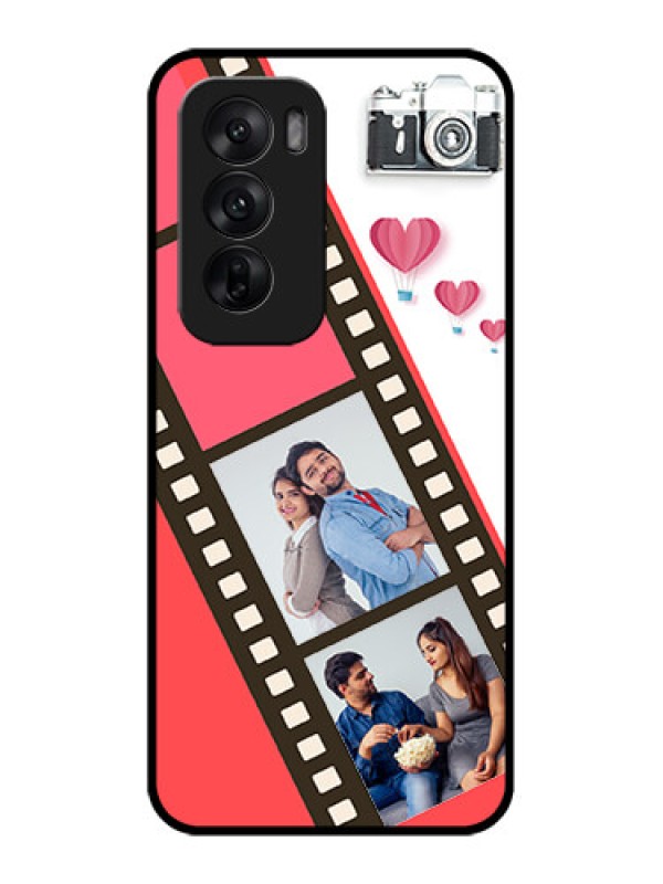 Custom Oppo Reno 12 5G Custom Metal Phone Case3 Image Holder With Film Reel