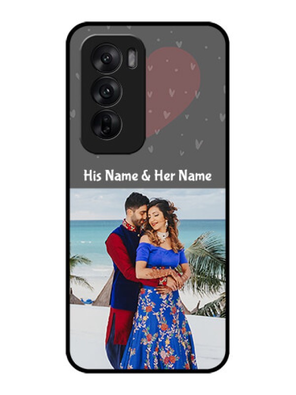 Custom Oppo Reno 12 5G Custom Metal Phone CaseBuy Love Design With Photo Online