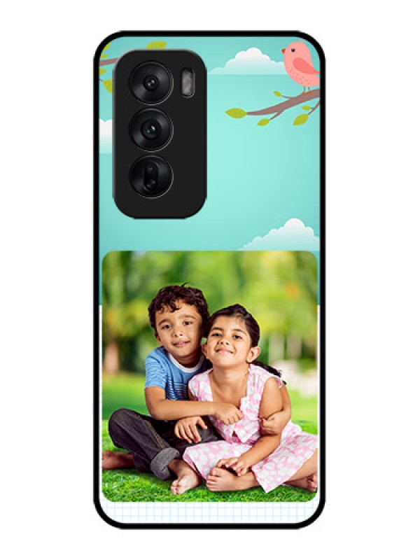 Custom Oppo Reno 12 5G Custom Metal Phone CaseDoodle Love Design