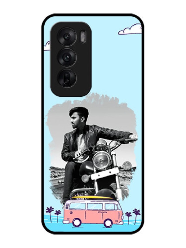 Custom Oppo Reno 12 5G Custom Metal Phone CaseTravel and Adventure Design