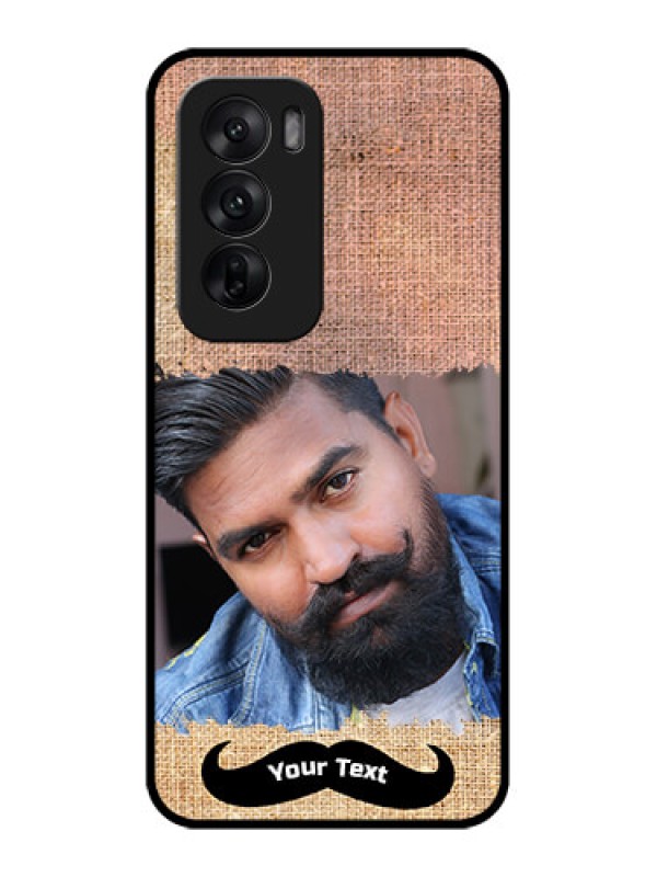 Custom Oppo Reno 12 5G Custom Metal Phone CaseWith Texture Design