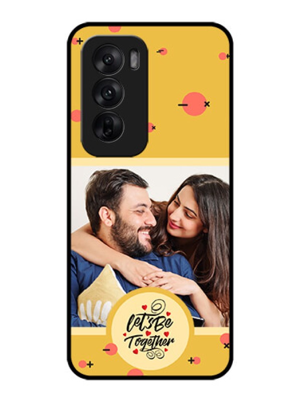 Custom Oppo Reno 12 5G Custom Metal Phone CaseLets Be Together Design